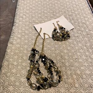 Necklace with matching bracelet